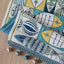 Jacquard table flag small fish green contrasting color dining table fabric holiday coffee table bed flag TV cabinet - Korvel