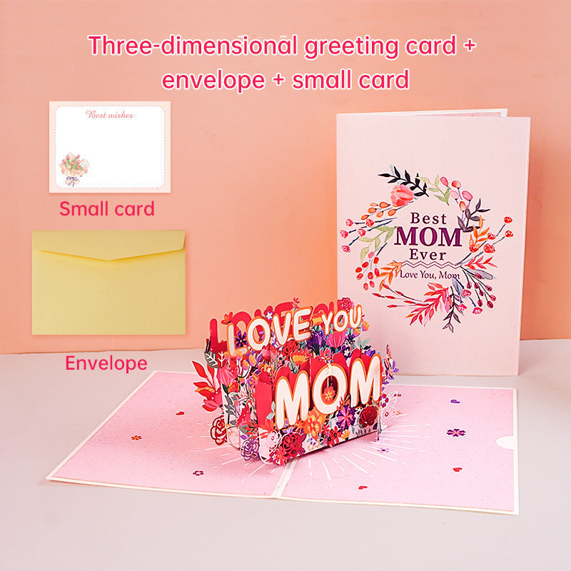 3D Paper-Cut Mother's Day Card: A Creative & Heartfelt Gift for Mom - Korvel
