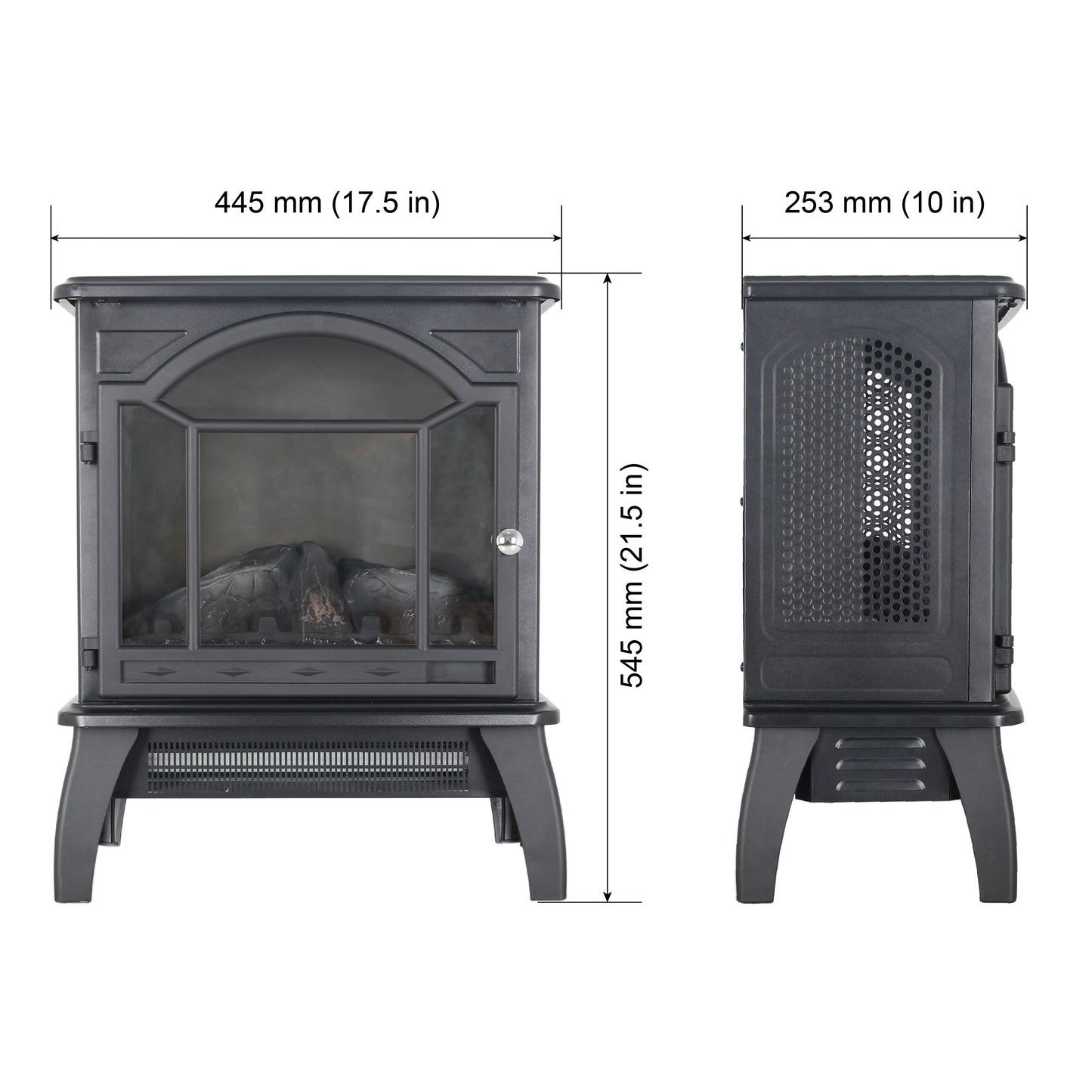 18 Inch 3D Infrared Electric Stove with Remote Control