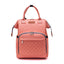 Lequeen Brand Diaper Bag Large Capacity USB Mummy Bag Travel Backpack Designer Nursing Bag for Baby Care - Korvel