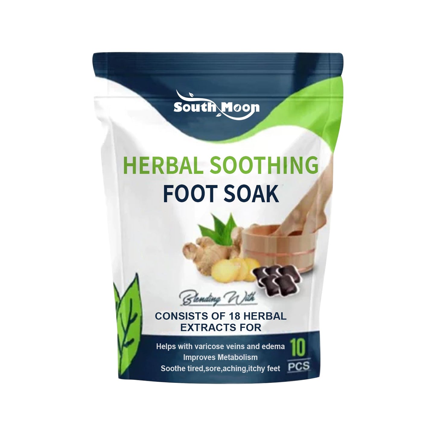 Kit de bain de pieds apaisant aux herbes