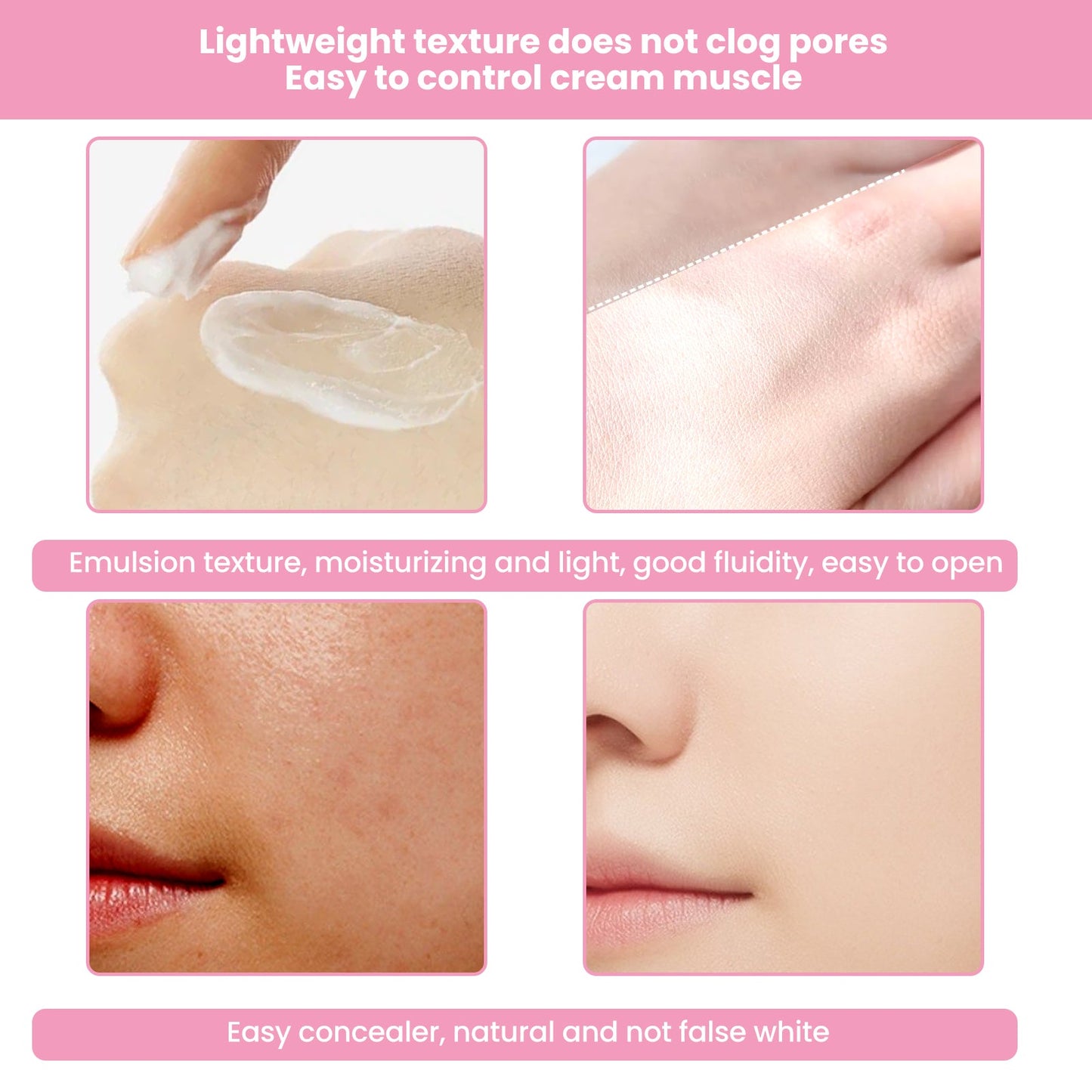 3-In-1 No Makeup Cream: Moisturizing Beauty & Concealer