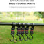 Outdoor camping folding shelf camping car drying rack drying net drying rack storage rack - Korvel