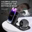 Six in one mobile phone watch headphones wireless charging clock alarm Bluetooth speaker night light - Korvel