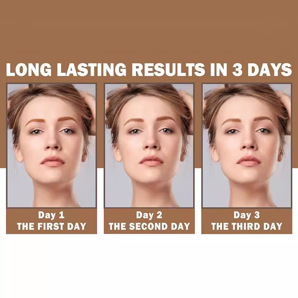 Tear off eyebrow cream is not easy to peel off, anti smudging and long-lasting tear off eyebrow cream - Korvel