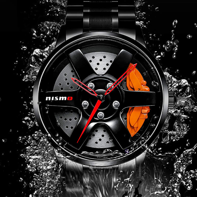 Montre de luxe sportive pour homme NIBOSI Wheel Rim