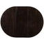 TREXM Farmhouse Round Extendable Dining Table with 16" Leaf Wood Kitchen Table (Espresso) - Korvel