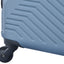 3 Piece Lightweight Luggage Set with Spinner Wheels - Blue