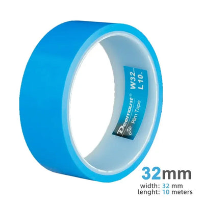 Tensilized Strapping Tape for Tubeless Bicycle Rims, 9.14m long, widths of 23/25/27/29/32/34mm, good residue-holding. - Korvel