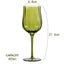 4/2/1Pcs Creative French Medieval Red Wine Glass Hand Blown Margarita Cocktail Goblet Glass Cup Dense Edges Vintage Flower Bloom - Korvel