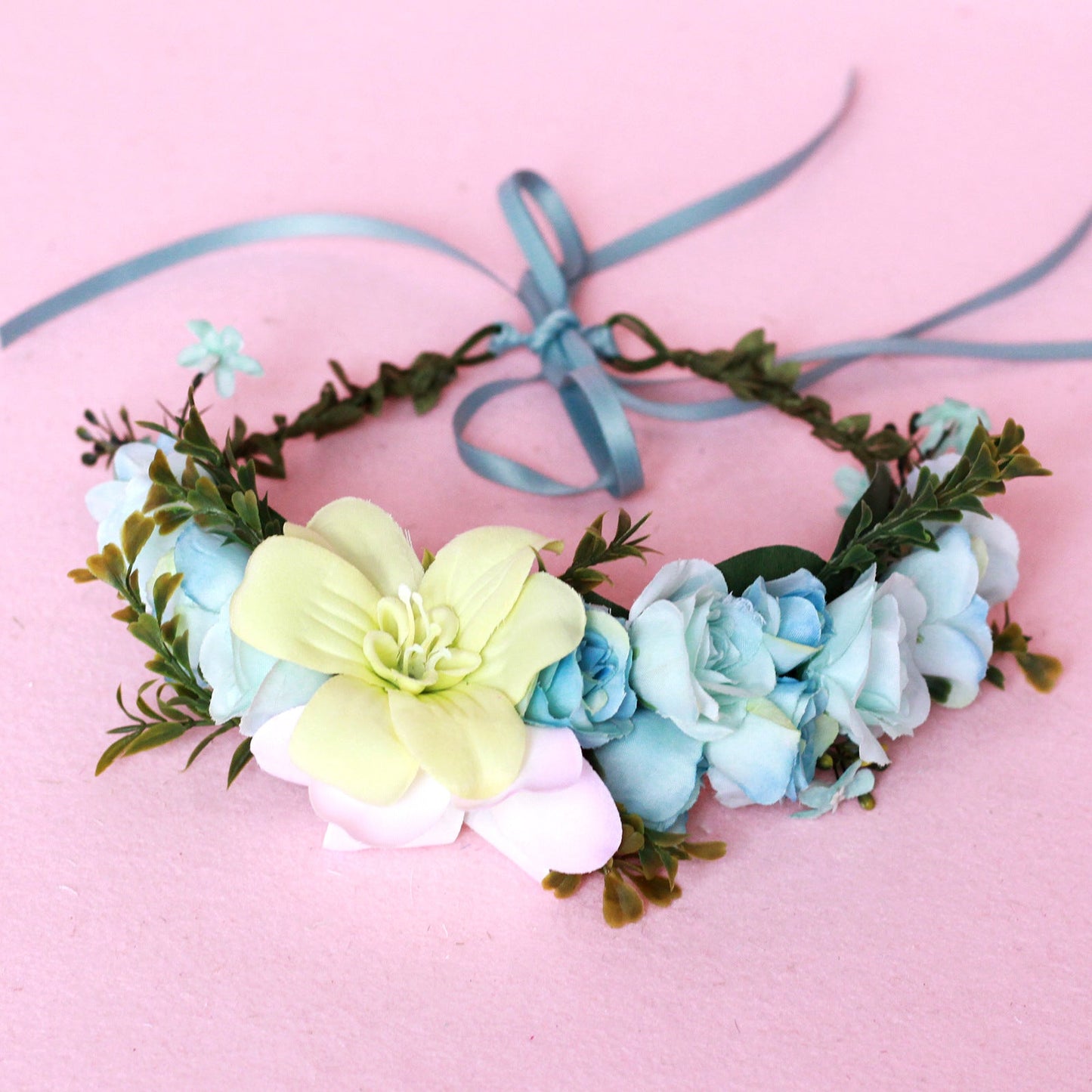 Hawaiian Vacation Wreath Headwear Beautiful Bridal Hairbands Wedding Hair Accessories Headwear Wreath - Korvel