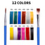 Fit Colors 12 Colors Face Color Water Soluble Body Paint Halloween Masquerade Makeup - Korvel