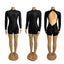 Sexy Jumpsuit  Sexy Transparent Leopard Backless Design - Korvel