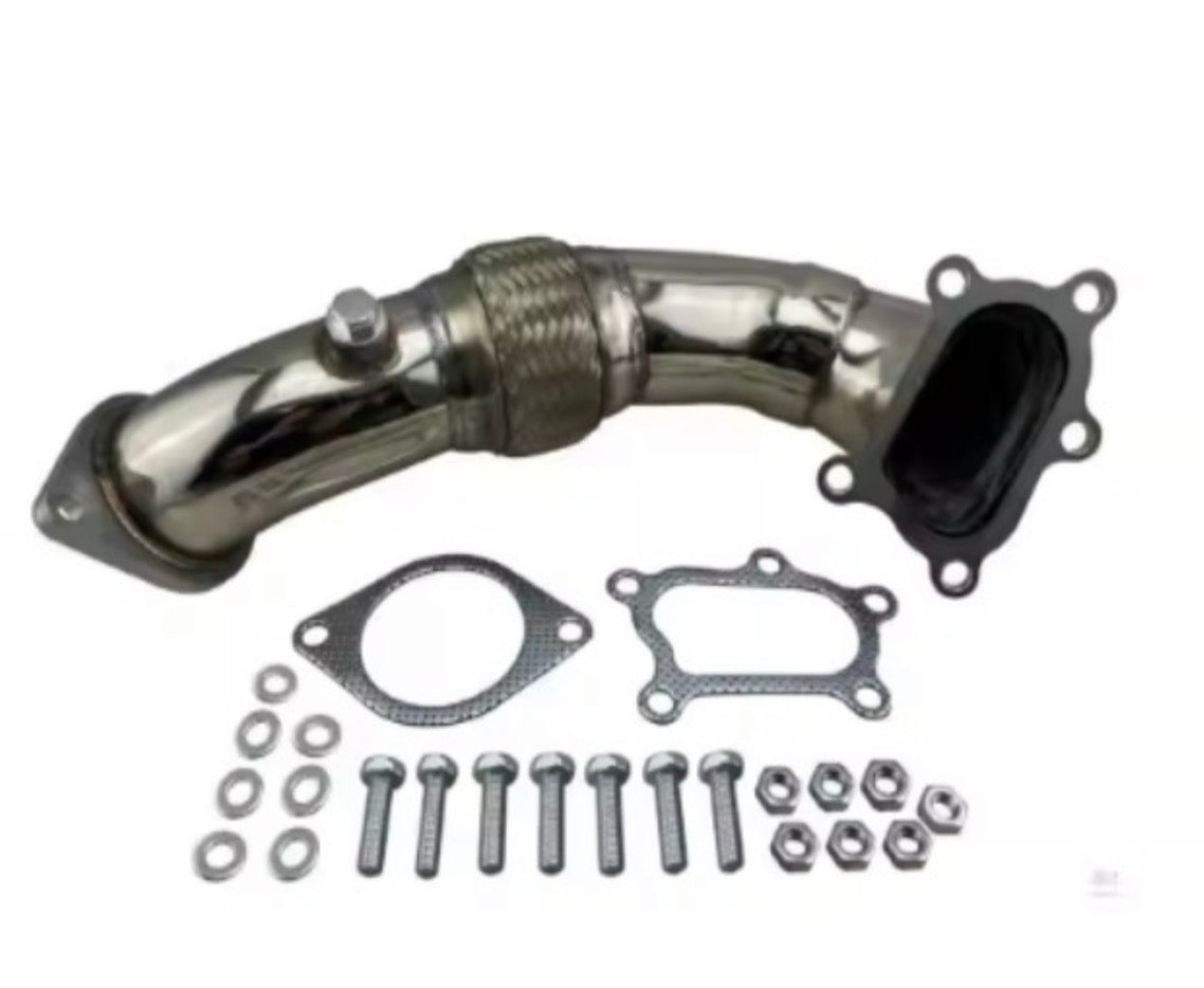 SPDZ1 3” Catless Turbo Downpipe | 2007-2013 MazdaSpeed3 2.3L DISI MZR Performance Exhaust Upgrade - Korvel