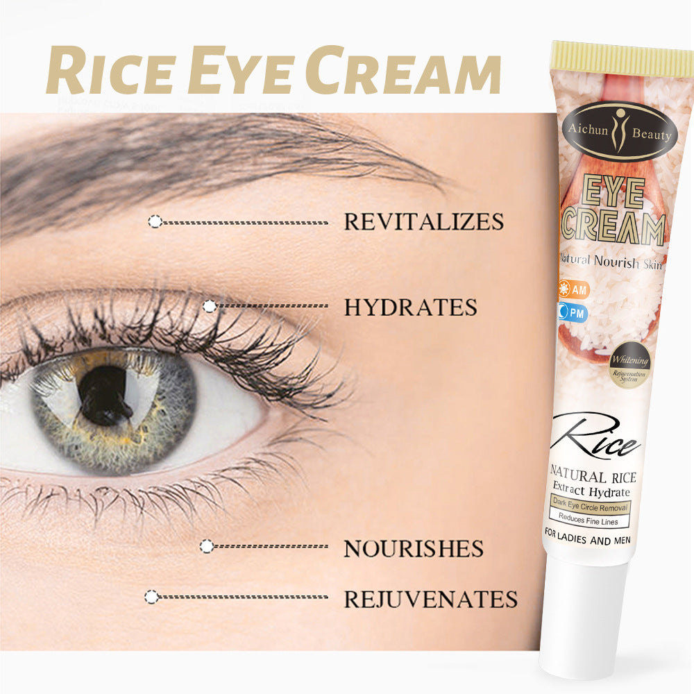 Rice Eye Cream To Remove Eye Bags And Dark Circles To Fade Fine Lines And Firming Eye Care Eye Cream - Korvel