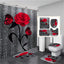 Hot HD Digital Printing Polyester Waterproof Polyester Flower Bathroom Hotel Shower Curtain - Korvel