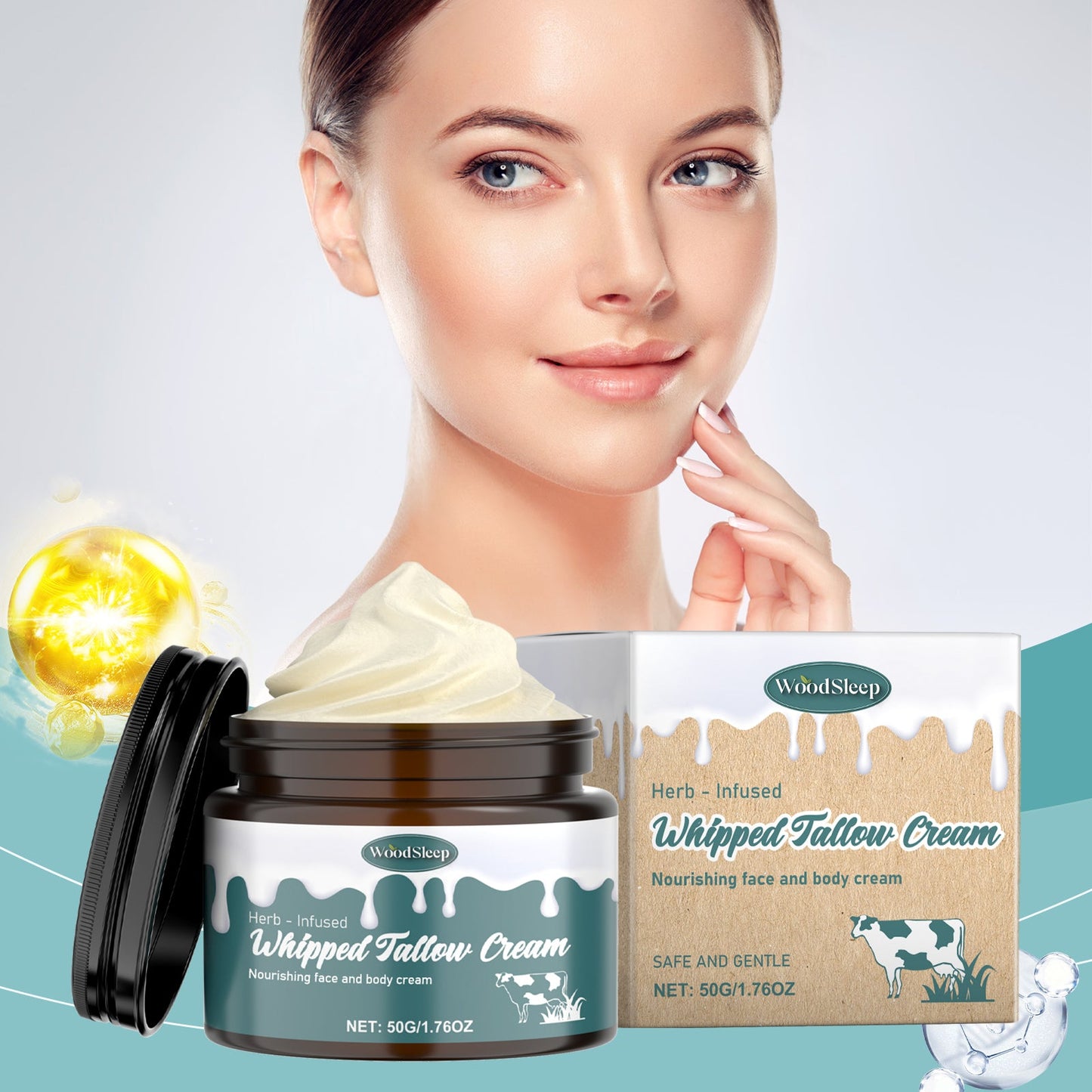 Nourishing Skin Soothing Cream for Delicate Skin Care