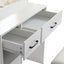 Elegant Lighted Vanity Desk Set with Adjustable Brightness