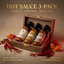 Juego de Regalo de Salsa Picante 3-Pack - Original, Habanero y Dulce Calor