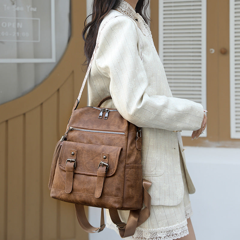 Mochila de viaje elegante y versátil para mujer
