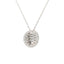 Colgante de Moda de Diamante Natural en Oro Blanco de 14KT