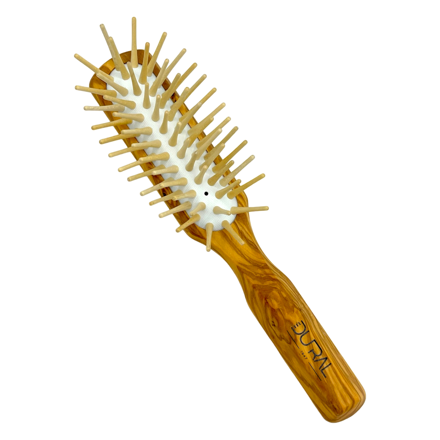 Cepillo de Pelo Paddle de Madera de Olivo Dural con Pinas Largas