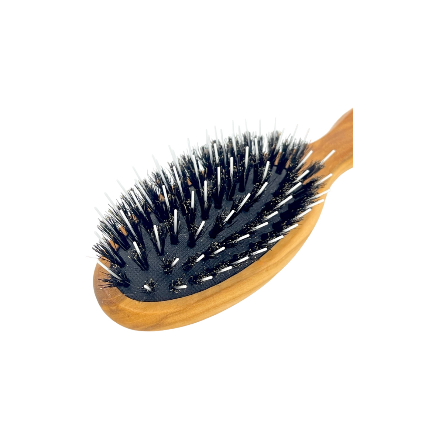 Brosse à cheveux en bois d'olivier Dural avec poils de sanglier