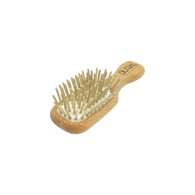 Cepillo de pelo mini de madera de haya Dural con pines de madera