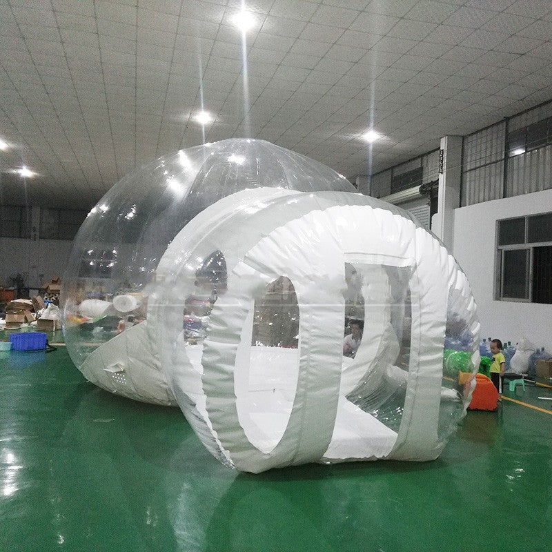 Grande Tente Gonflable Transparente en PVC pour Usage Extérieur