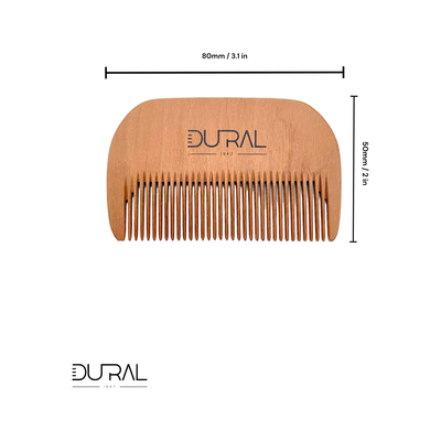 Handcrafted Dural Pear Wood Beard Comb