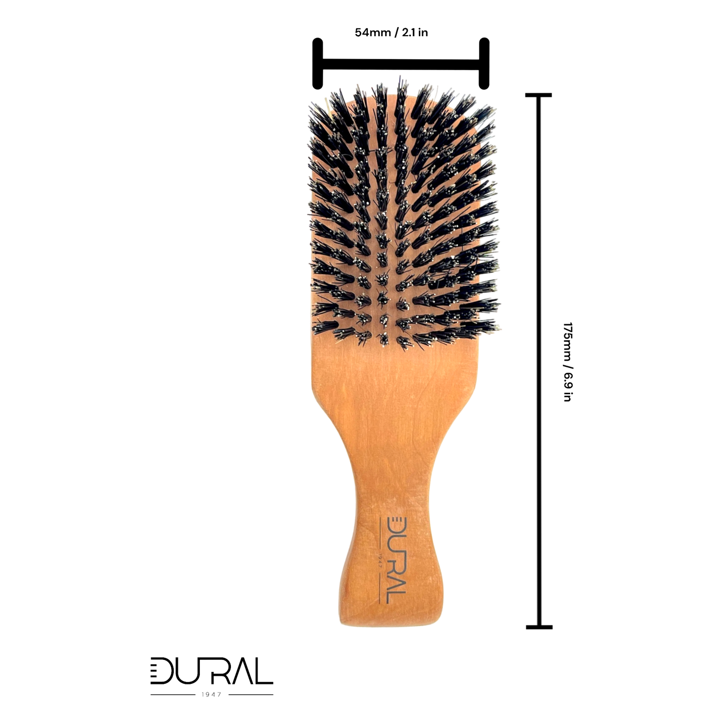 Brosse pour hommes en bois de poirier Dural avec poils de sanglier