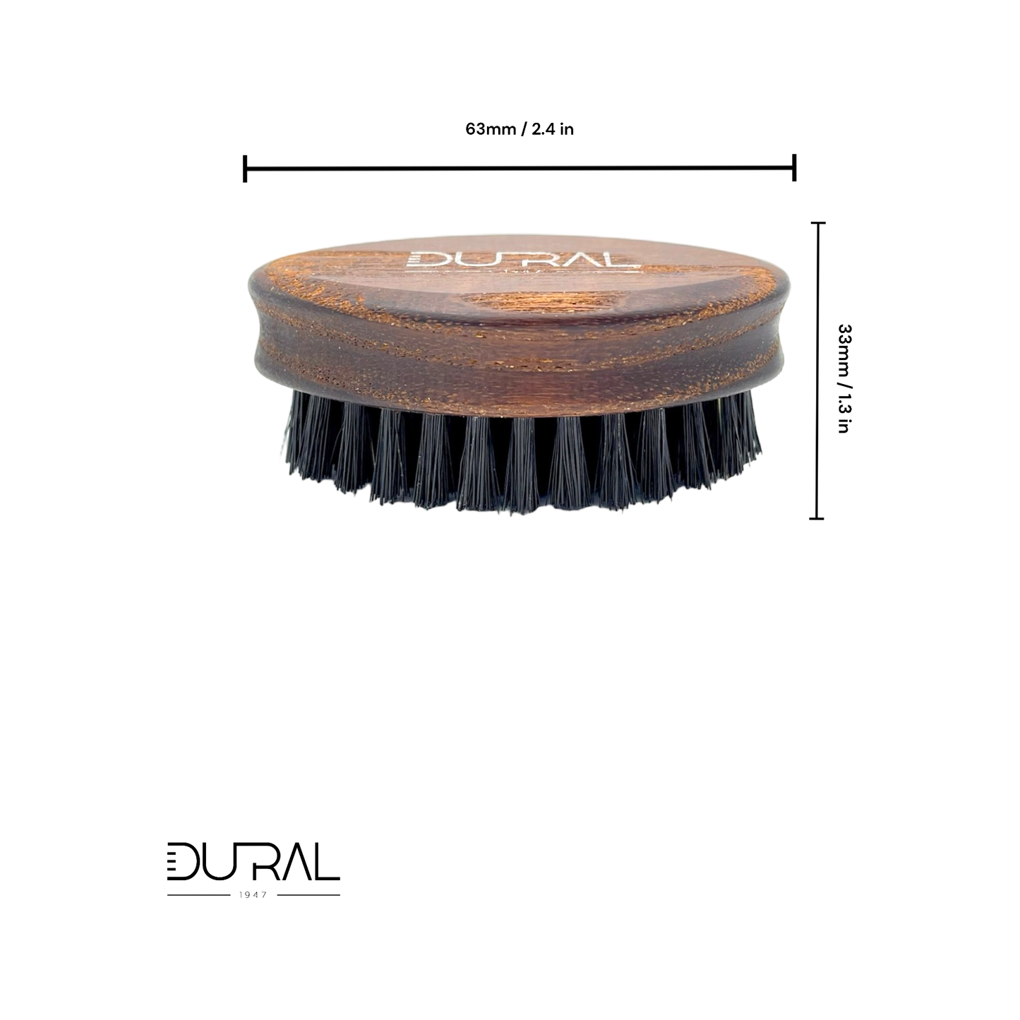 Cepillo de uñas de madera de fresno termo Dural - Tamaño de viaje