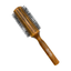 Brosse à cheveux ronde Dural en bois de hêtre avec épingles en nylon
