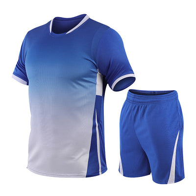 Ensemble T-shirt à manches courtes et shorts dégradé d'été
