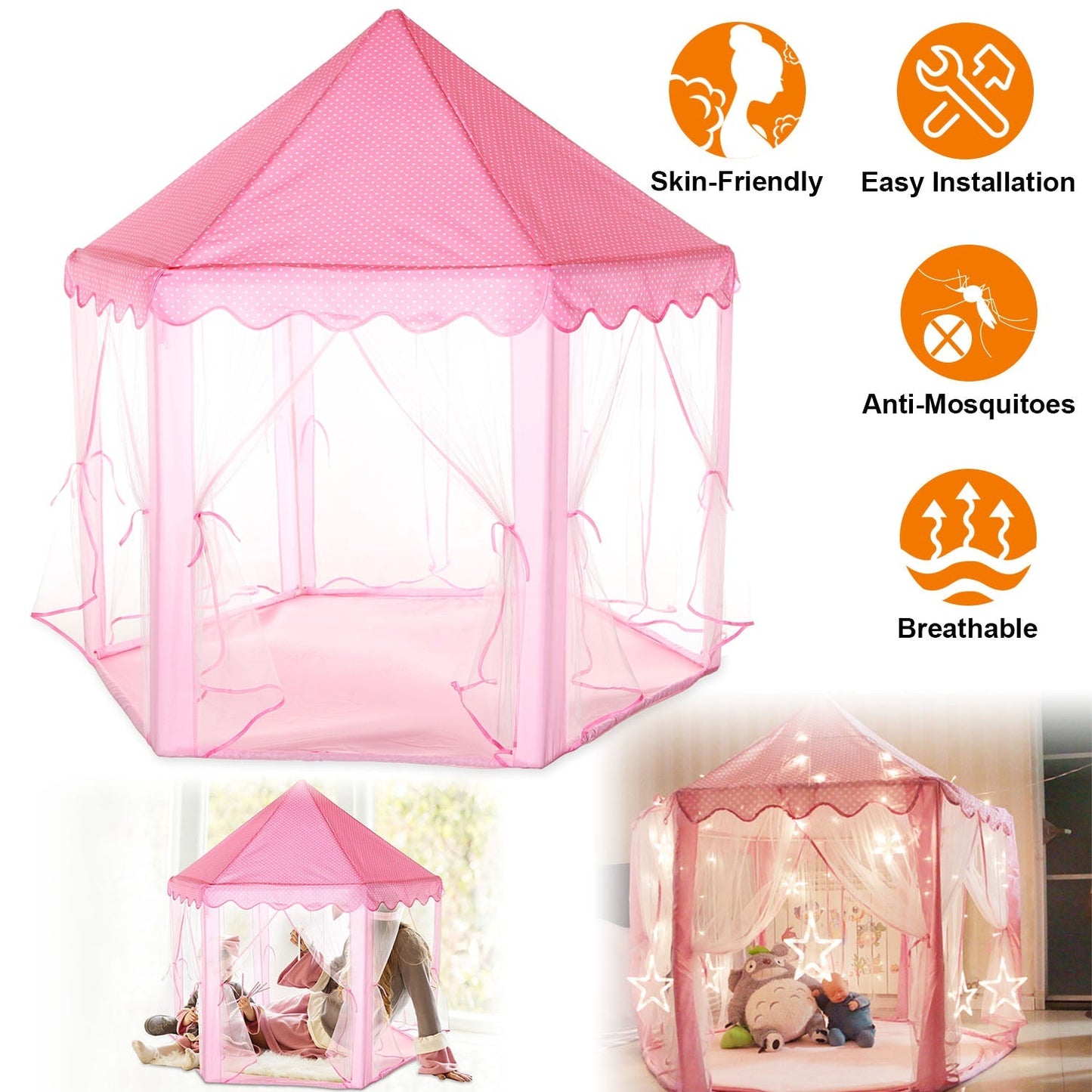 Tente de jeu Princesse GBruno pour enfants