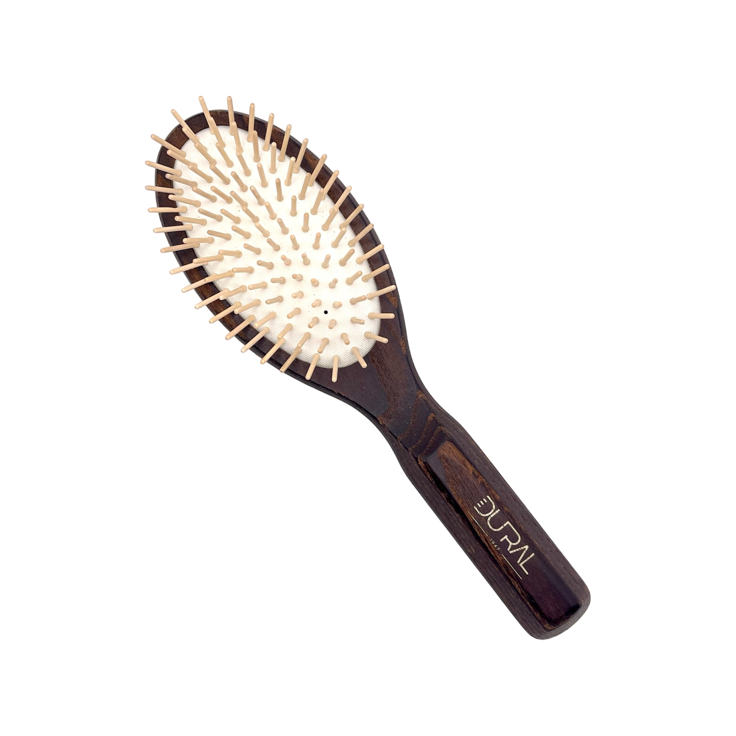 Cepillo de Pelo Paddle Dural de Madera Térmica con Pines de Madera