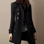 Ladies Spring Long Jacket Wool Trench Coat