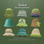 Beach Green Sun Hat - Stylish & Foldable for Summer