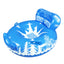 Drag Christmas Elk Ski Ring for Kids