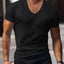 Men's Plus Size V-Neck Short Sleeve T-Shirt