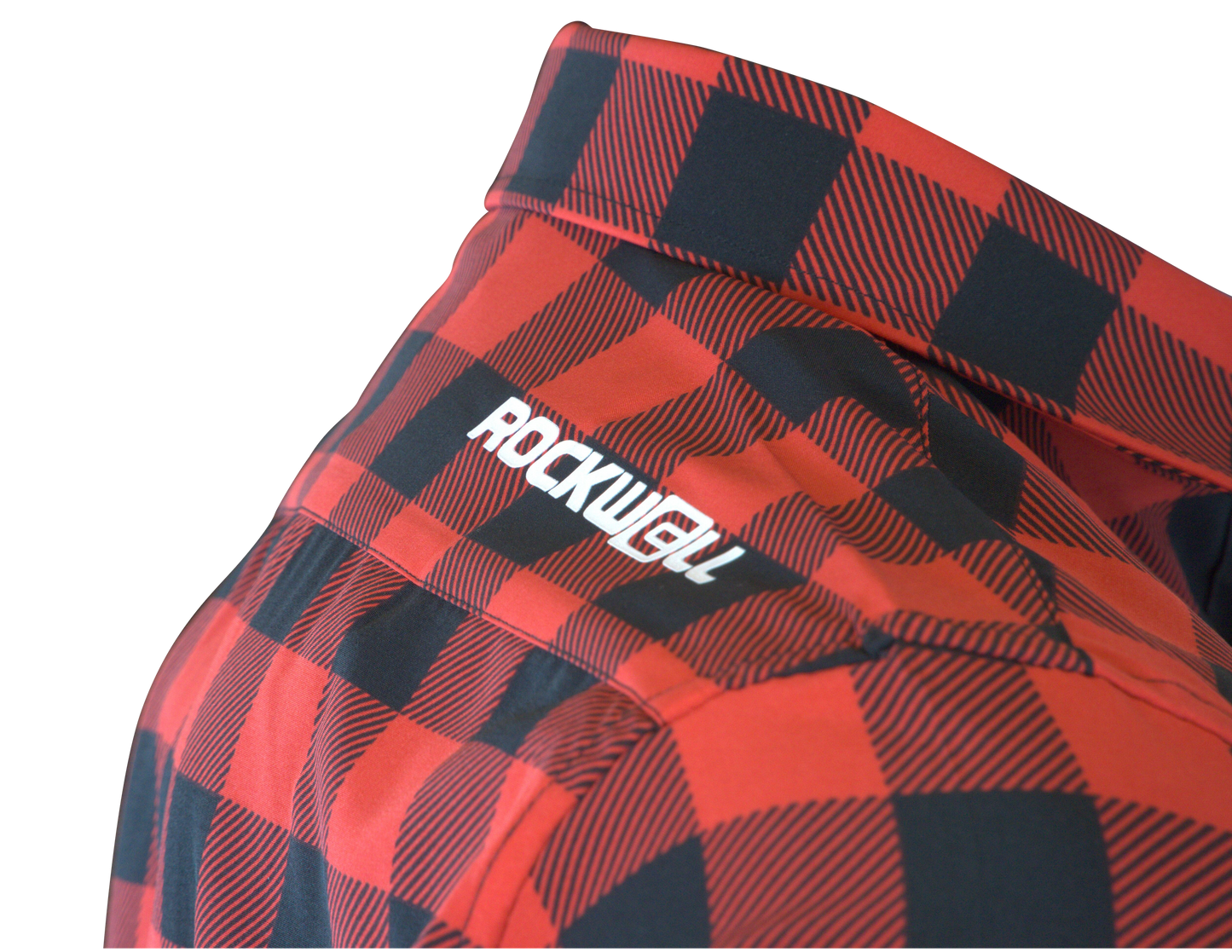 Titan Performance Long Sleeve Shirt - Black/Red Plaid - Korvel