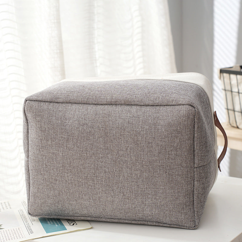 Thickened foldable portable clothing storage basket books snacks toys cosmetics storage box - Korvel