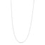 Collier chaîne à perles en argent sterling 0,7 mm Slim Dainty unisexe 18"