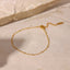 Elegant Stainless Steel Bead Anklet