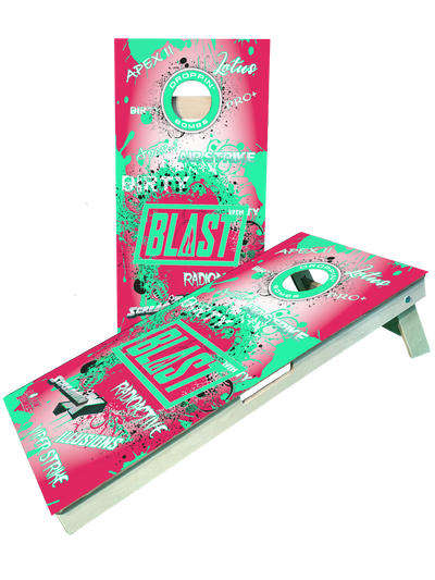Pro-Grade Blast Cornhole Boards - Splatt Style - Korvel