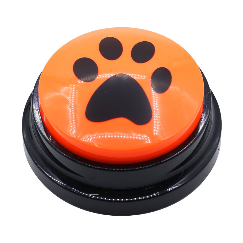 Dog Talking Button Pet Communication Key Sound Maker Cat Bell Toy Supplies Voice Recording Training Device - Korvel