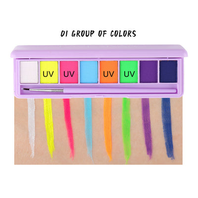 HANDAIYAN Water Soluble Body Paint & Eyeliner - Ultraviolet Glow