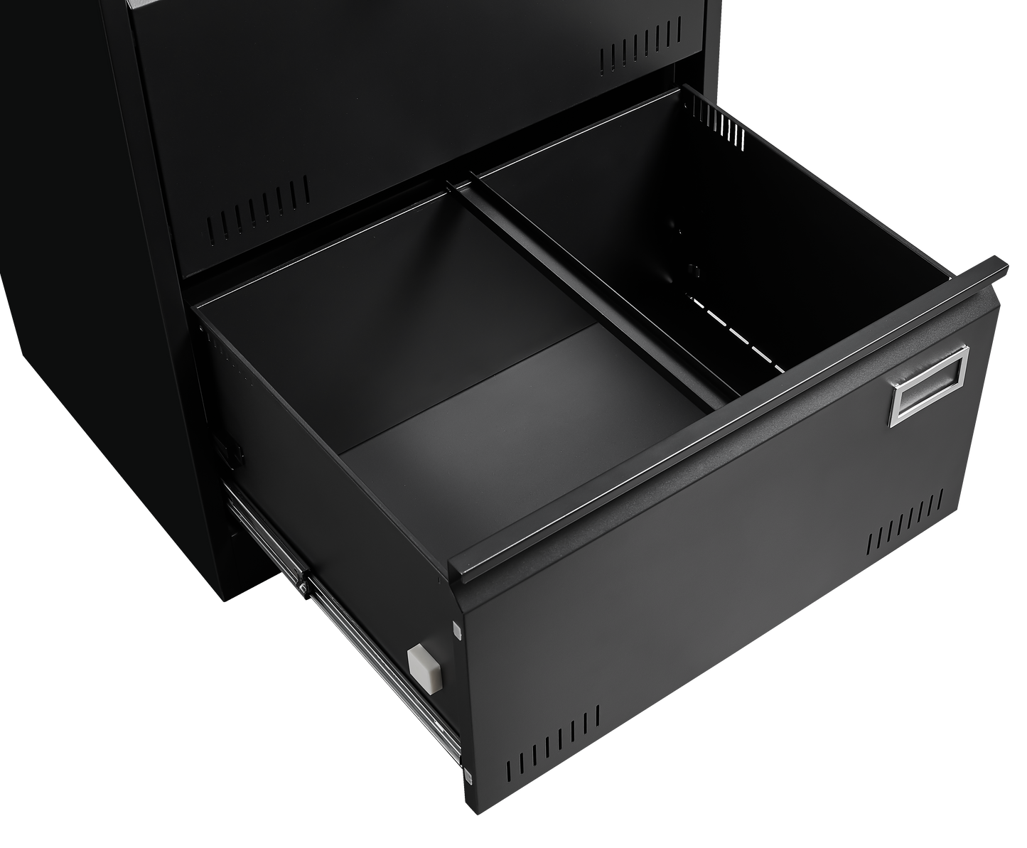 Filing Cabinet Lateral File Cabinet 3 Drawer Blcak Locking Metal File Cabinets Three Drawer - Korvel