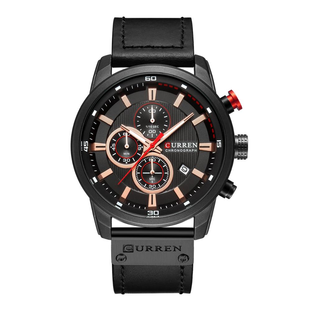 Watch Top Brand Man Watches with Chronograph Sports Waterproof Clock Man Watches Military Luxury Men's Watch Analog Quartz - Korvel
