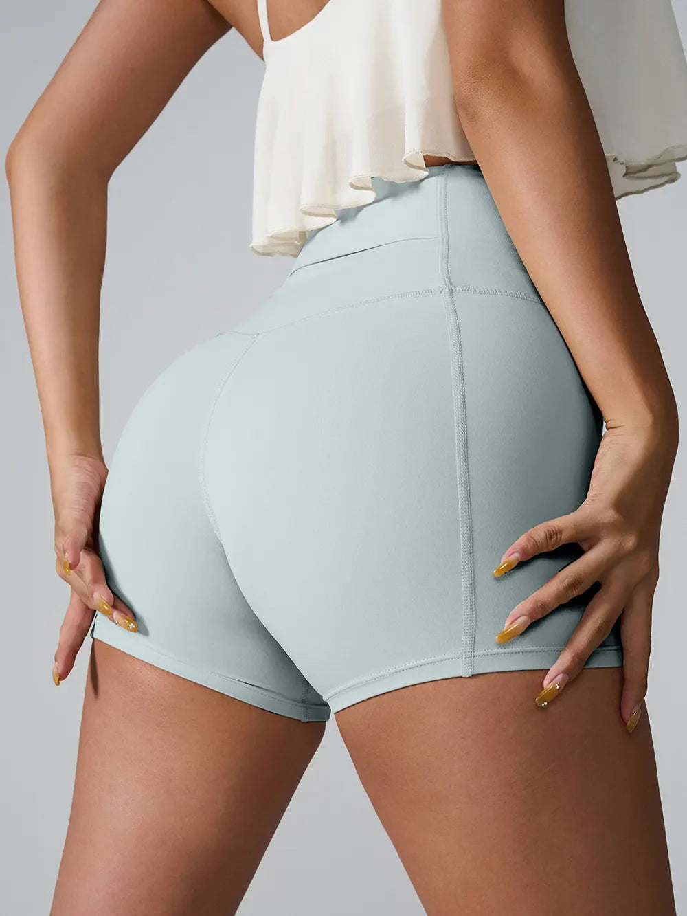 Shorts de sport taille haute premium
